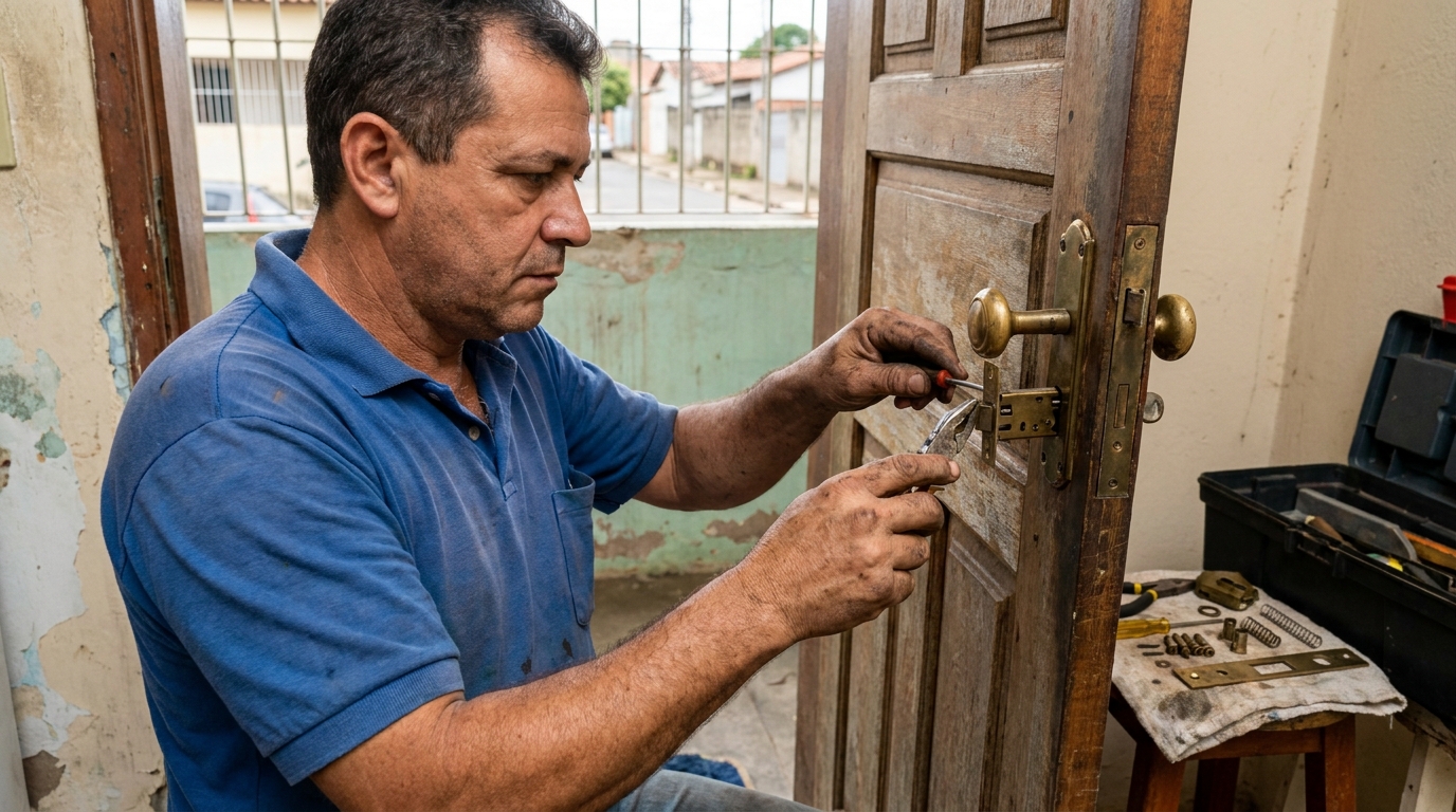 Conserto de Fechadura Residencial perto de mim em Maringá‑PR