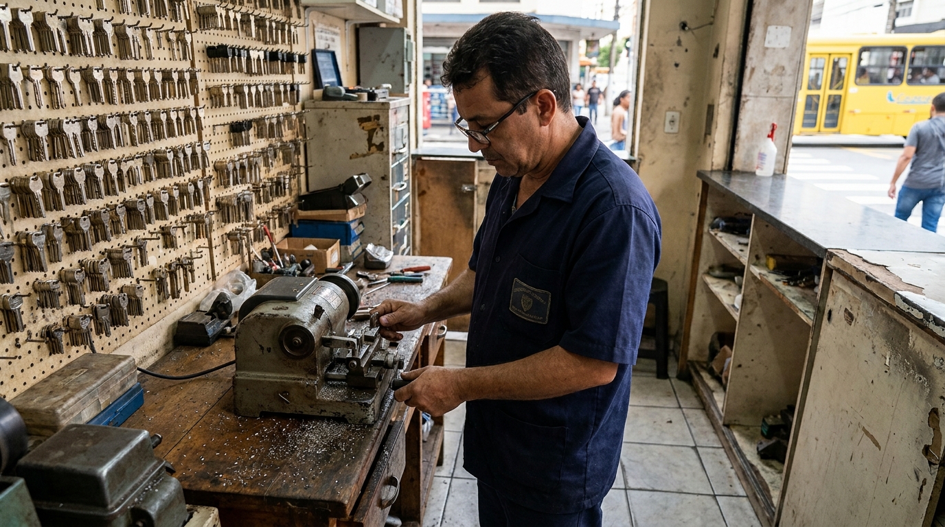 Cópia de Chave Residencial perto de mim em Maringá‑PR
