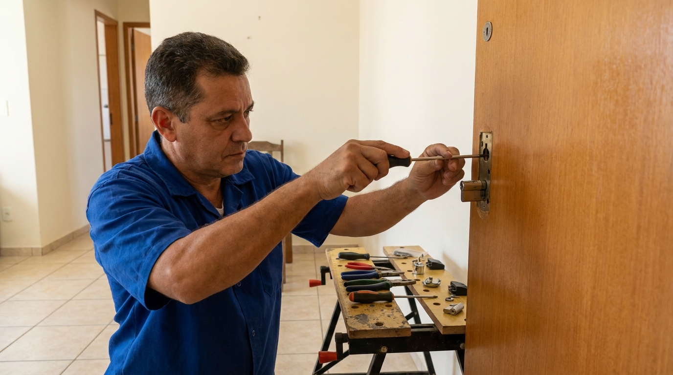 Troca de Segredo Residencial 24 horas em Maringá‑PR